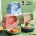 10 Plates With Stand - Image 2