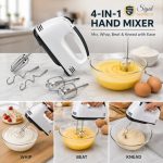7-Speed Hand Mixer – Electric Kitchen Beater - Image 4